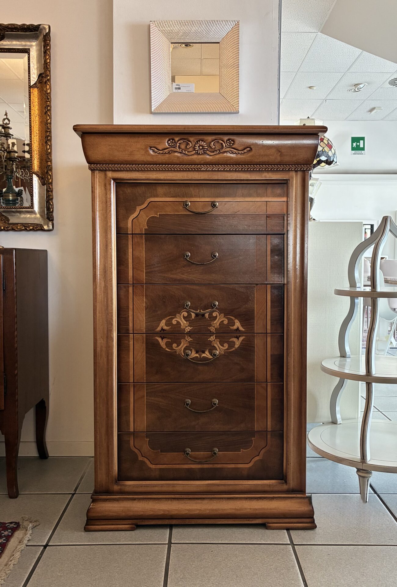 Settimino intarsio e intaglio - immagine 2